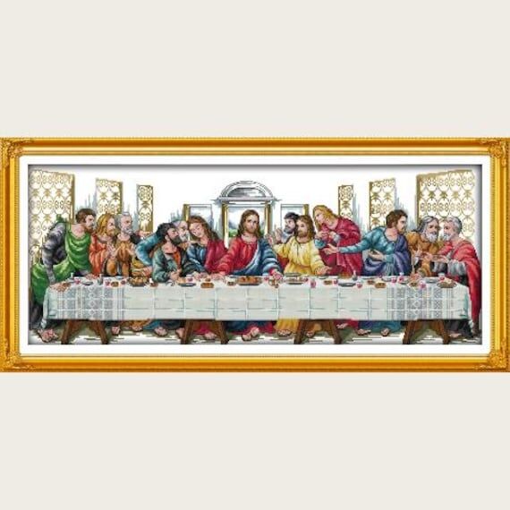 Large Stamped Cross Stitch Kit, Needle Point,...