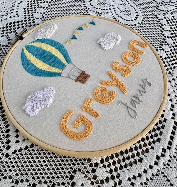Handmade Nursery Decor, pregnancy announcemen...