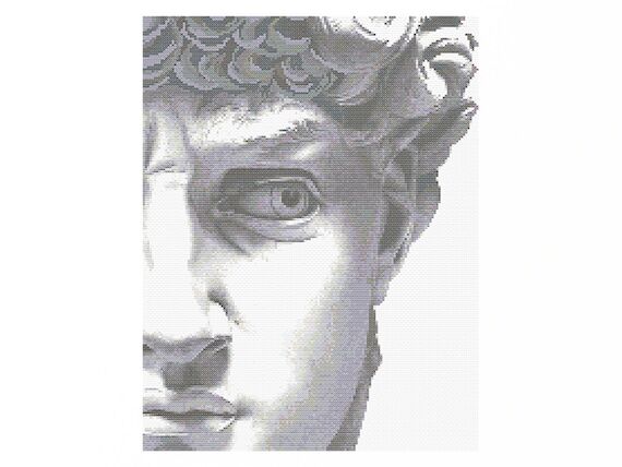 Michelangelo's “David” Cross-Stitch Kit: ...