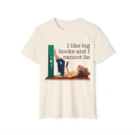 Book Lover Organic Cotton Tee: "I Like B...