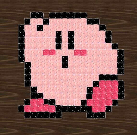 PATTERN - Inspired Kirby crochet rug...