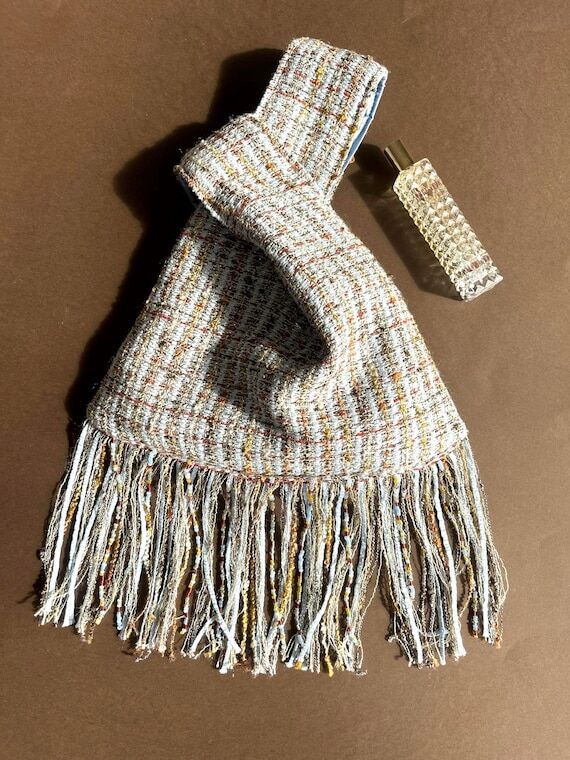 Handmade Chanel-Style Knot Bag, Check Handbag...