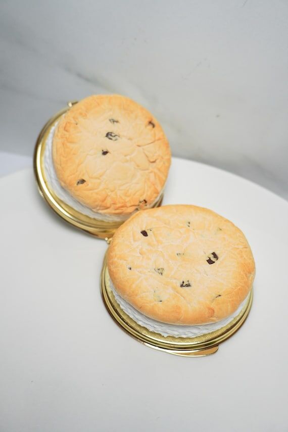 Handmade Clay Chocolate Chip Ice Cream Sandwi...