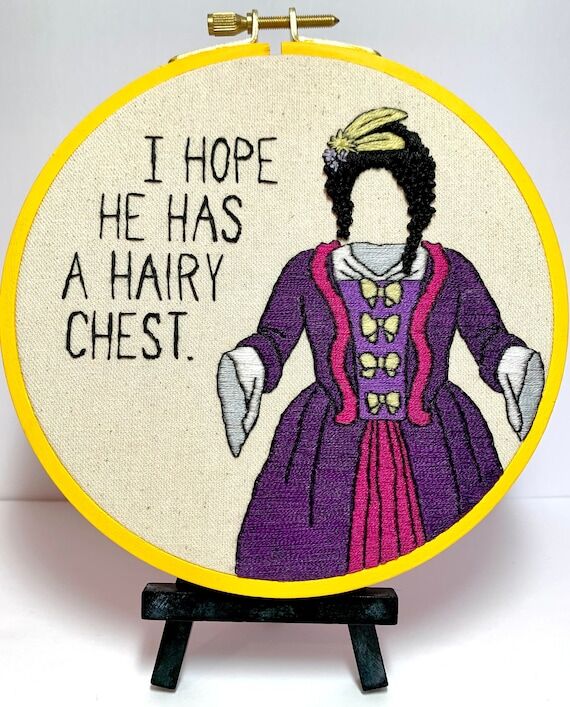 Kitty (BBC Ghosts) - Handmade Embroidery...