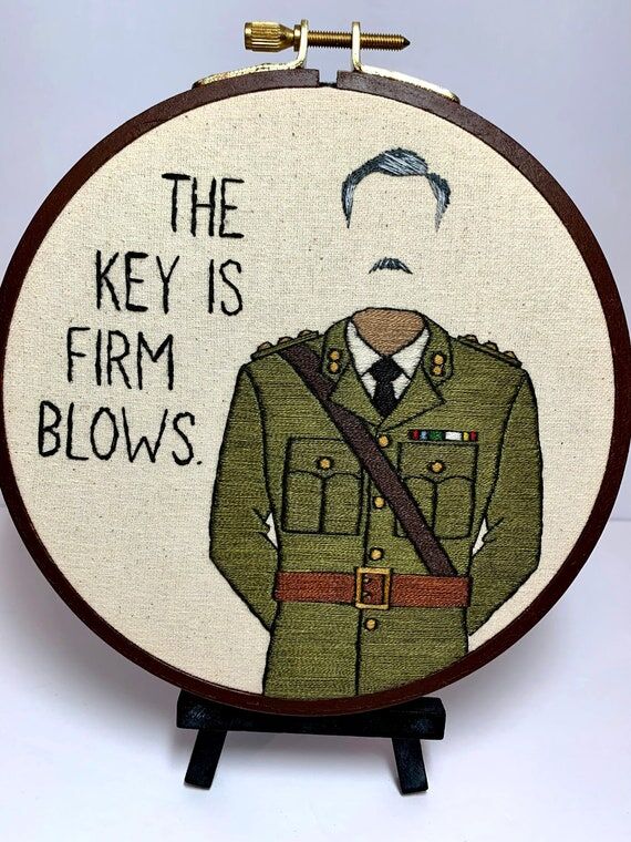 The Captain (BBC Ghosts) - Handmade Embroide...