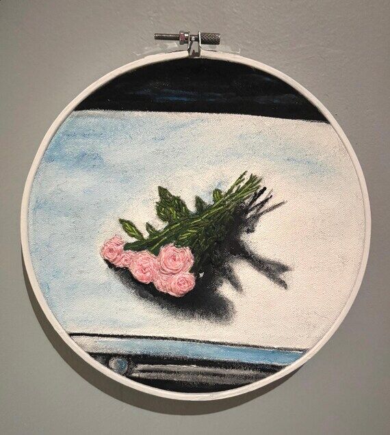 Foals - Life Is Yours Mixed Medium Embroidery...