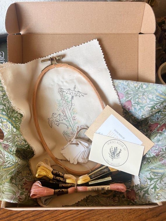 Sword & Story - Fantasy Embroidery Kit - Lite...