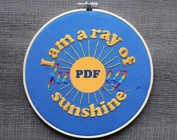 DIY embroidery pattern and instructions | I a...
