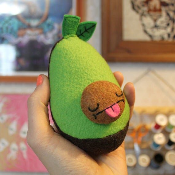 Little Avocado- Fleece Plush Toy...