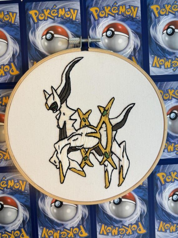 Arceus Embroidery - Aeon the Arceus; 6 inches...