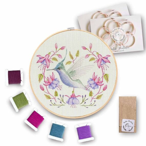 Green-crowned Hummingbird, Mini Kit, Hummingb...
