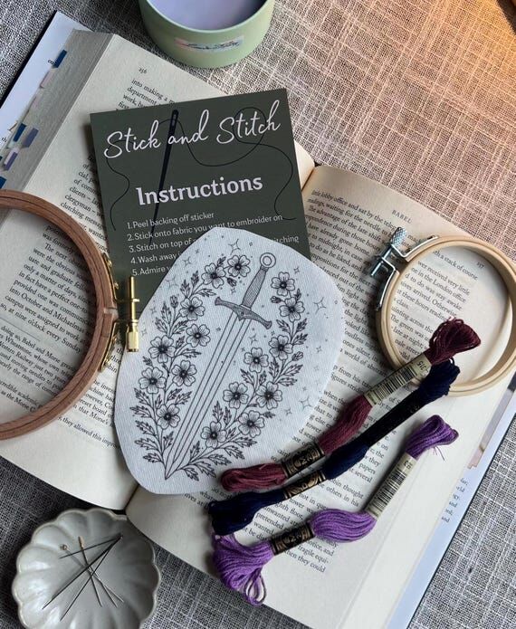 Fourth Wing Stick and Stitch Kit | Sword & Vi...
