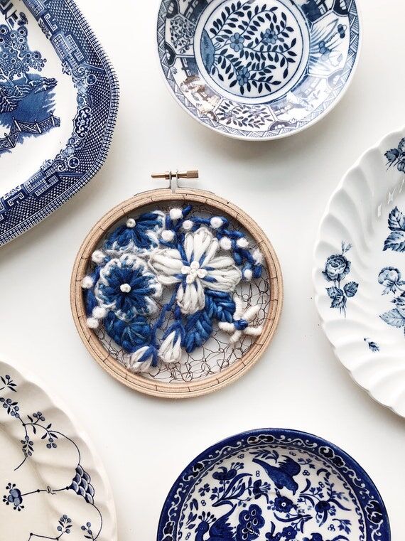 Royal Blue Nordic Wall Hanging: Contemporary ...