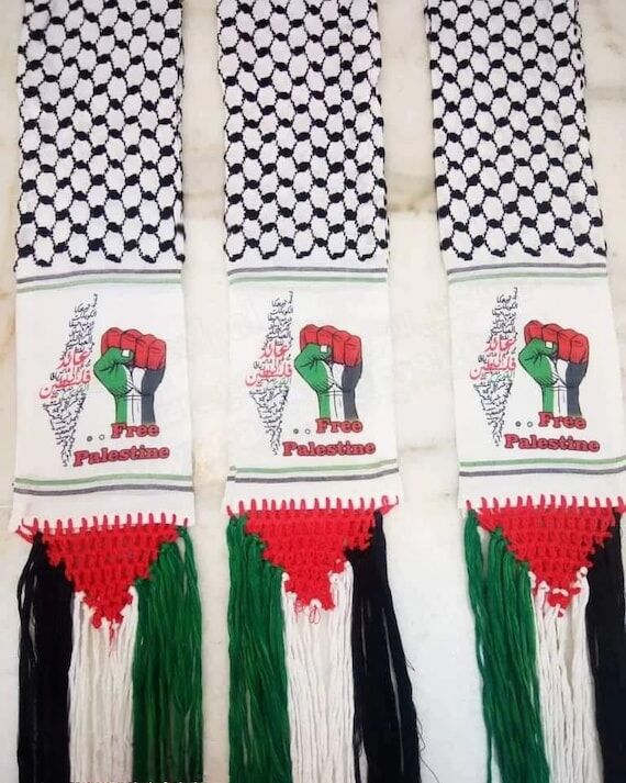 Set of 3, Keffiyeh Scarf حطة الكوفي...