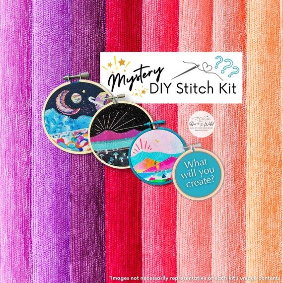 Mystery DIY Stitch Kit to Make Your Own Beaut...