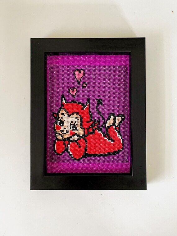 Valentine's Day Cupid Cross Stitch...