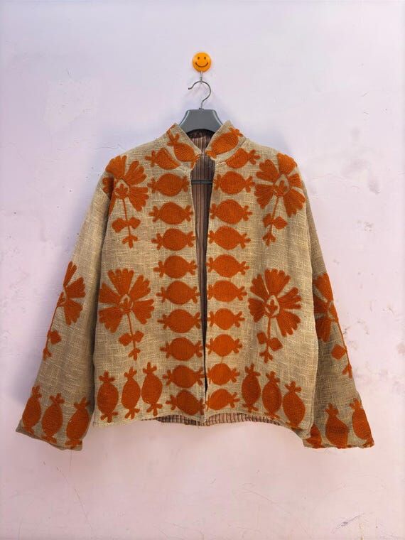Sienna Pomegranate Embroidered Jacket | India...