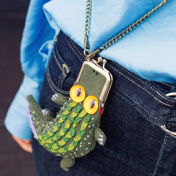 Crocodile Bag, DIY Kit, Handmade Alligator Sm...