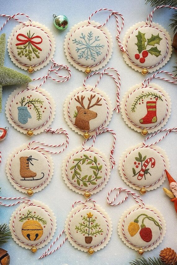 Embroidery Kit for Beginners, Ornaments for C...