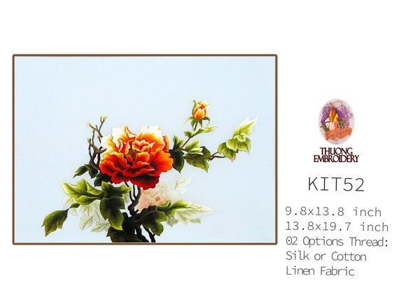 KIT52 Intermediate Embroidery Kit, Beautiful ...