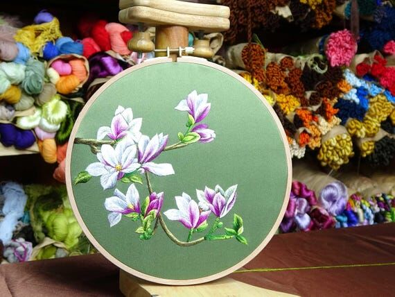 COMPLETED Hand Embroidery Artwork - Beautiful...