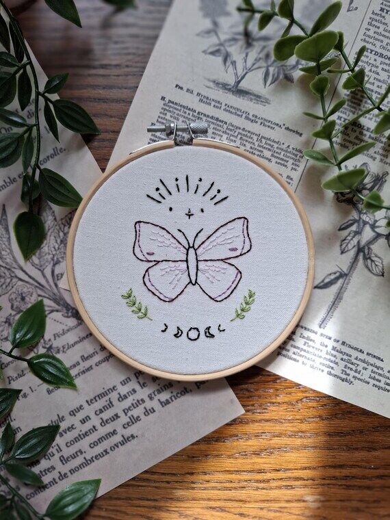 Butterfly wall decoration, lunar cycle and my...