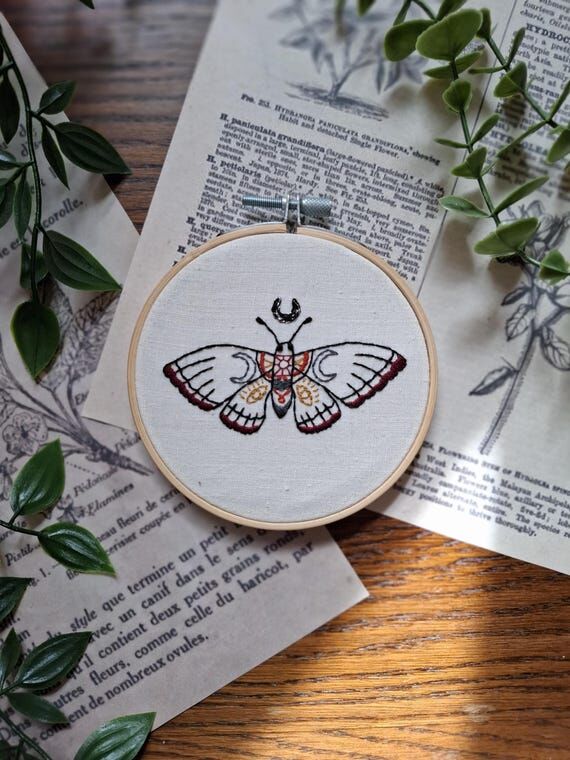 Mystical Moon Butterfly Wall Decor, Fairy Tal...