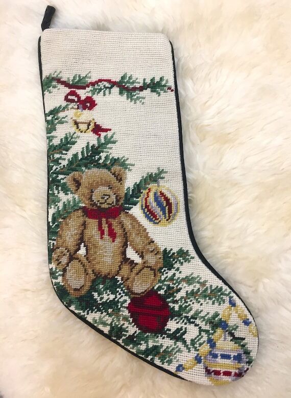 Personalizable Handmade Teddy Bear Wool Needl...