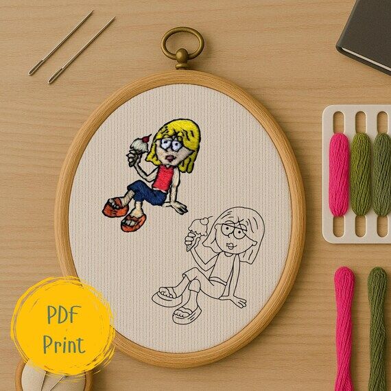 Y2K Kids Cartoon Channel Inspired Lizzie McGu...