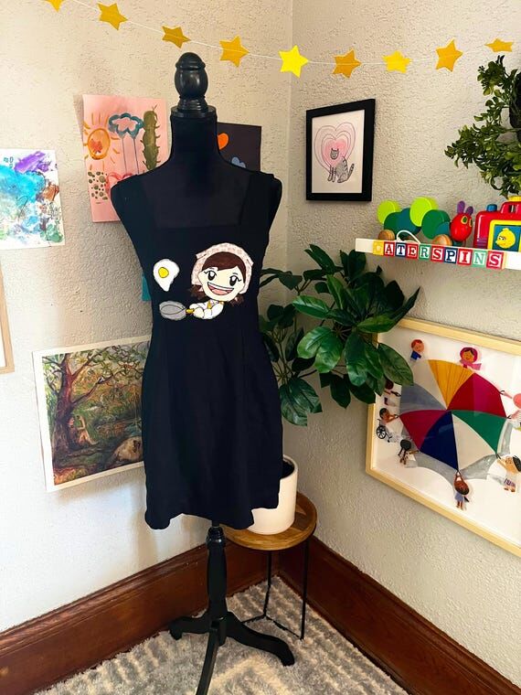 Cooking Mama Inspired Black Dress, Nintendo G...