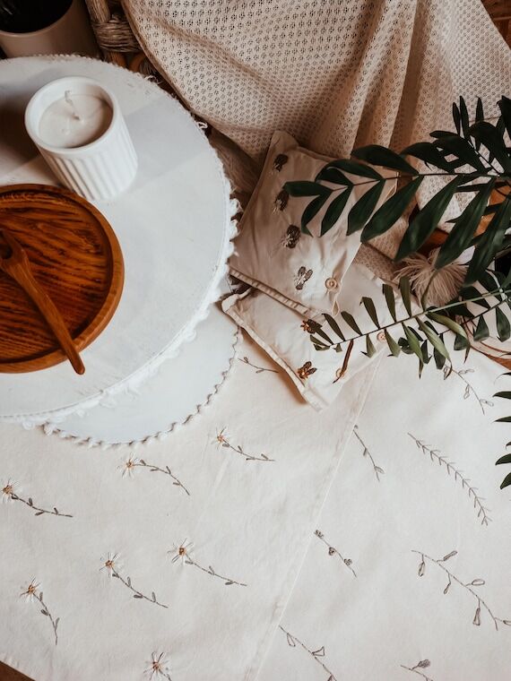 Hand-embroidered Boho Rug – Beautiful Home ...