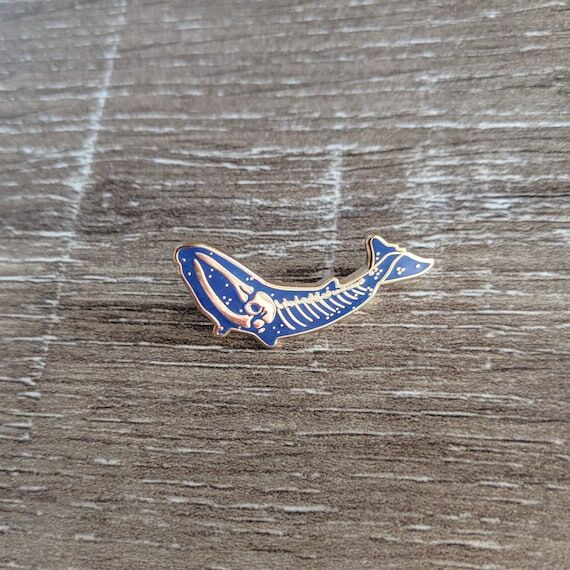 Enamel Pins - Whale Artistic Designer Enamel ...