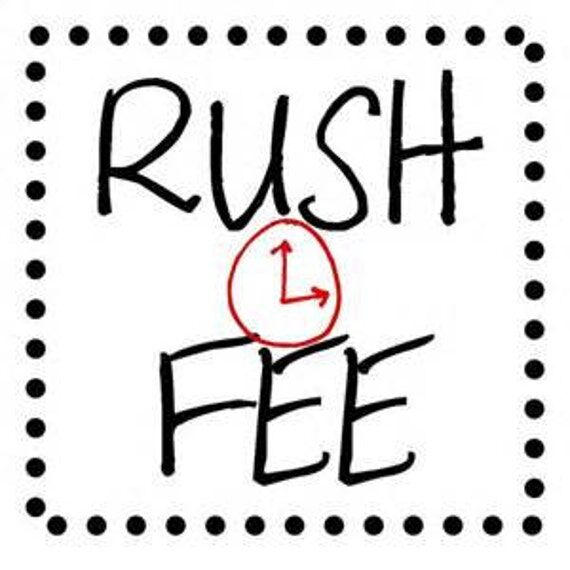 Expedited Order: Rush Service...