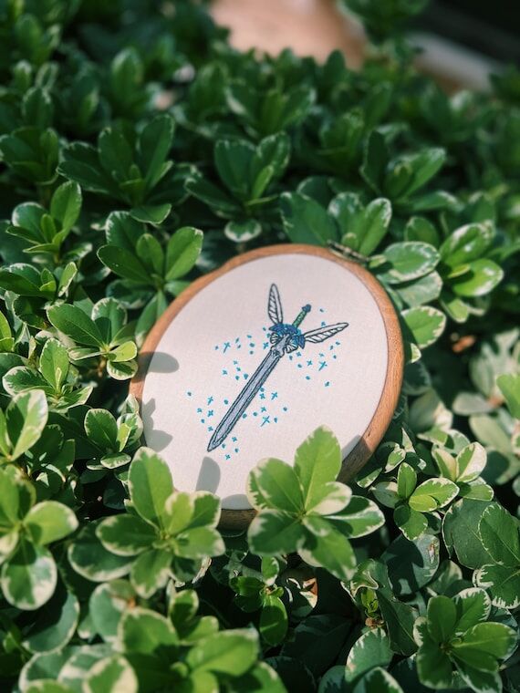 Mastersword (No Social Media) Navi - Embroidered Wall Art...