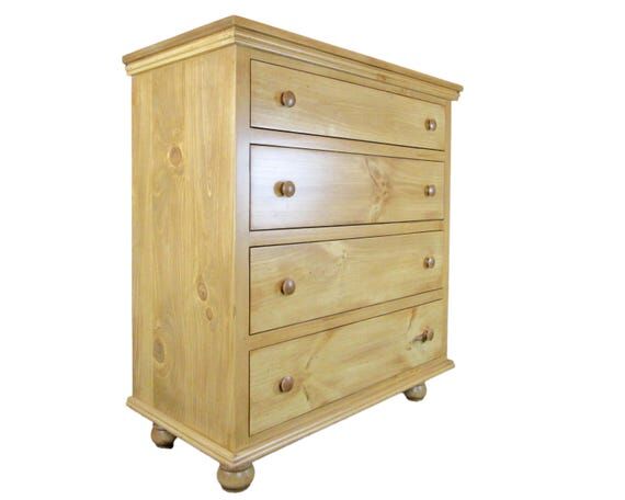 Cottage Farmhouse Chest - Four Drawer Bedroom...