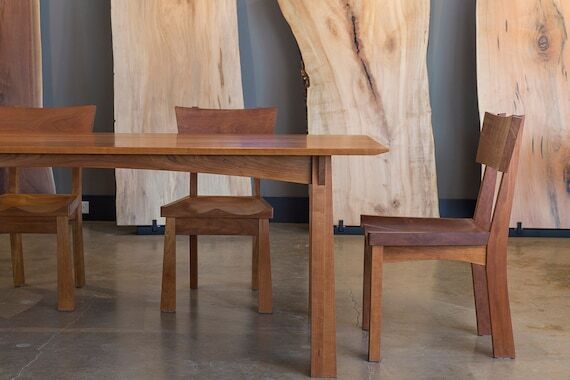 Handmade Solid Wood Dining Chair | Japanese E...