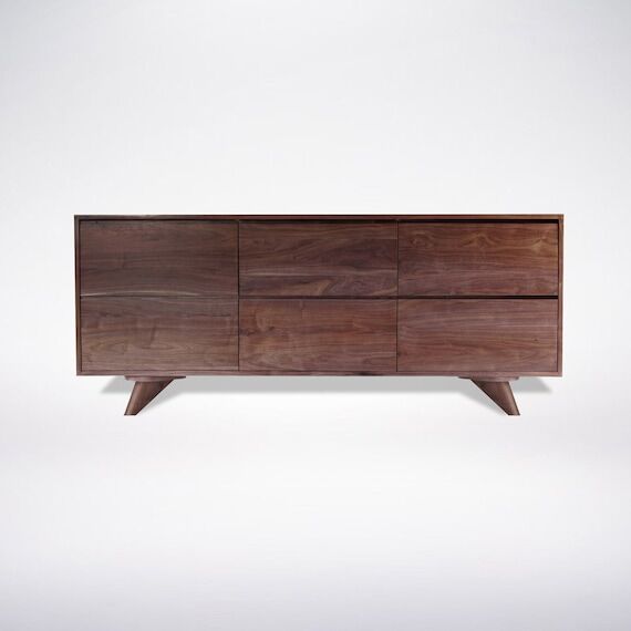 Mid Century Modern 72” 4 drawer variation D...