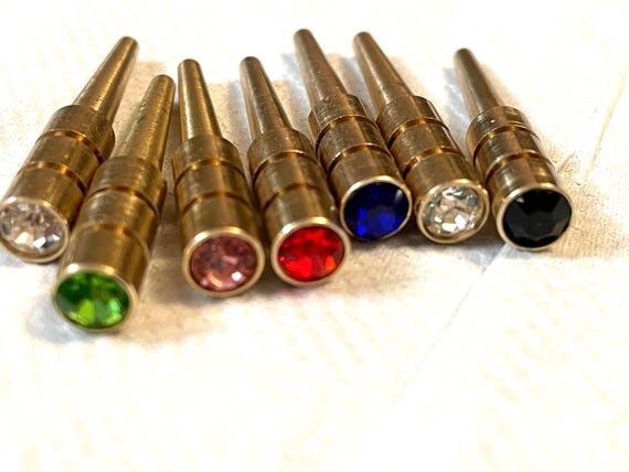 Crystal Metal Pegs for Cribbbage Board...