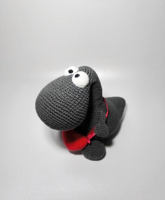 Dinosaur handmade amigurumi toy for games...