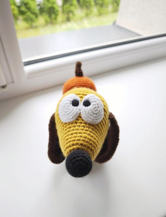 Dachshund dog handmade soft stuffed toy for g...