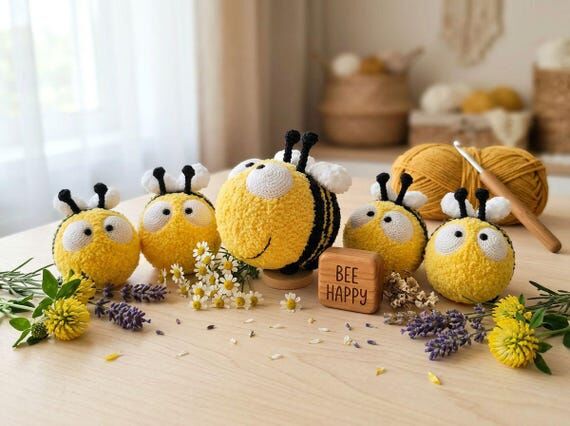 Bumblebee handmade soft stuffed toy for games...