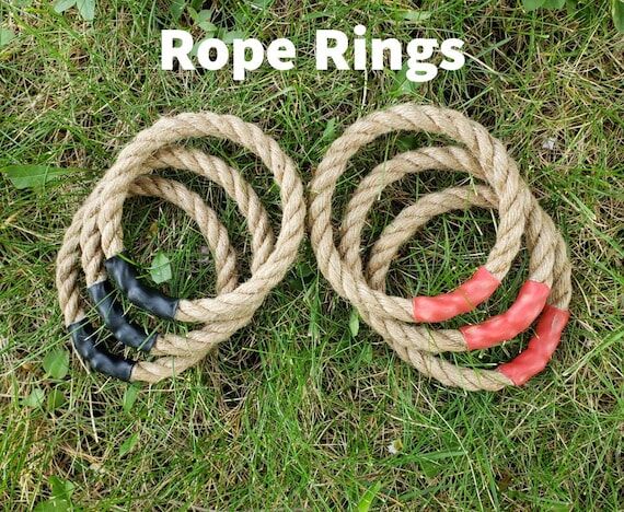 Rope Rings for Ring Toss, lawn game, carnival...