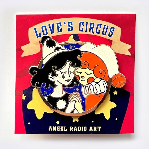 Love’s Circus WLW Queer Clowns Enamel Pin...