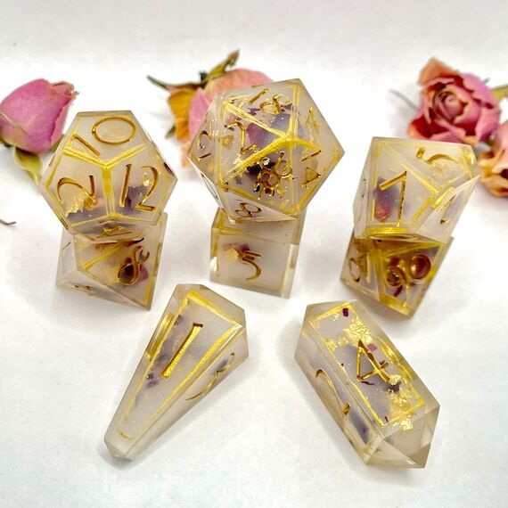 Rose Gold Milk Bath Gold Edged Cores - 8 piec...