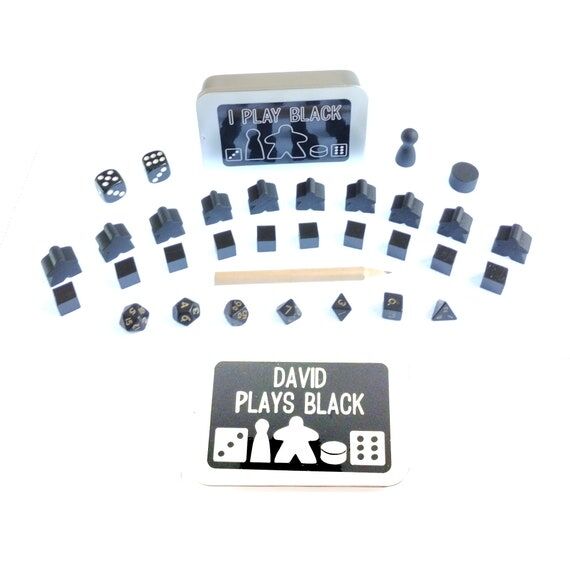 I Play Black - Personalized Board Game Surviv...