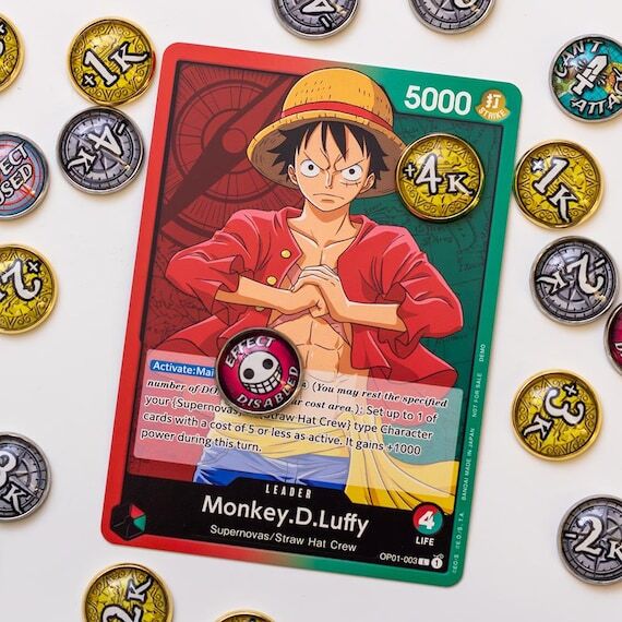 Glass & Metal One Piece TCG Marker Set - Hand...