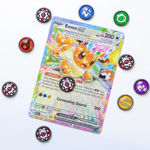 Handmade Pokemon TCG Status/Ability Markers ...