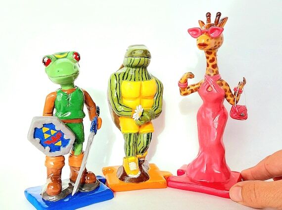 Custom figure character commission from drawi...