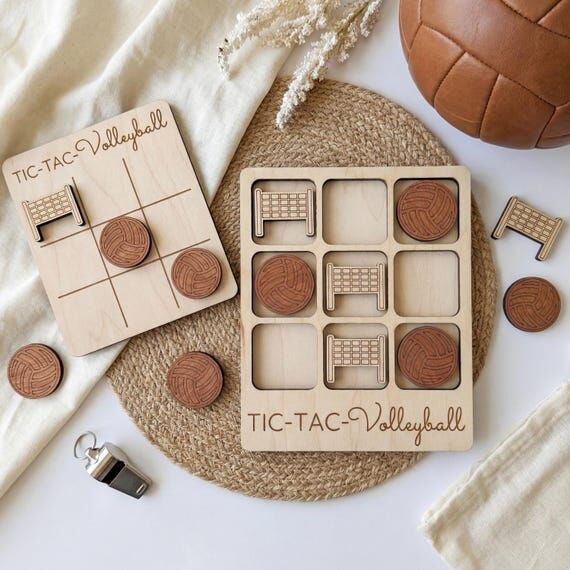 Volleyball Tic-Tac-Toe Board Game, Travel Edi...