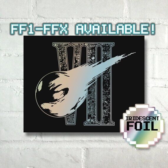 Handmade Video Games Wall Art: Final Fantasy ...